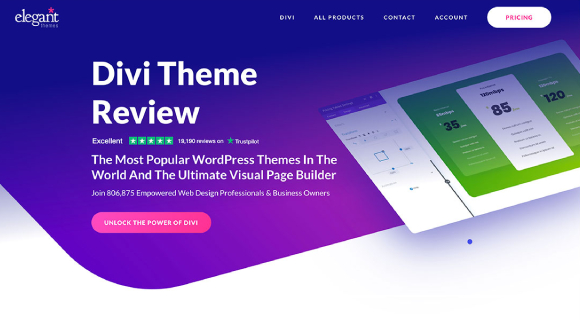 Divi WordPress Theme (Including All Templates)